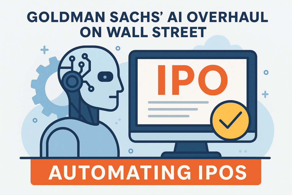 Goldman Sachs AI IPO automation